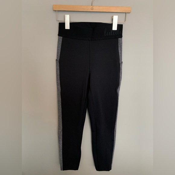 EUC đź’• Lululemon Box It Out Tight Black / Heathered Black - Picture 6 of 8
